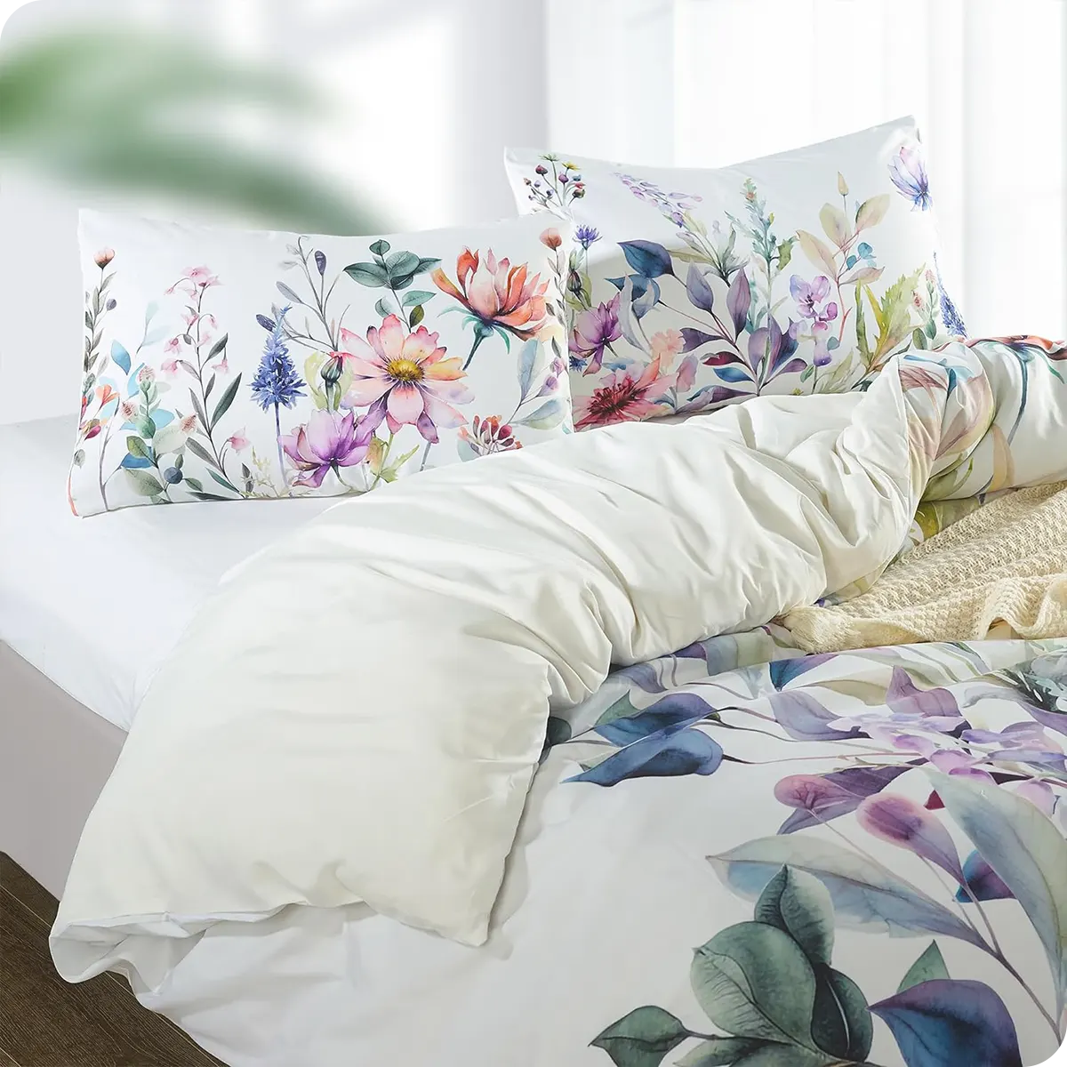 3PCS Meadow-Floral Duvet Cover Set detail02