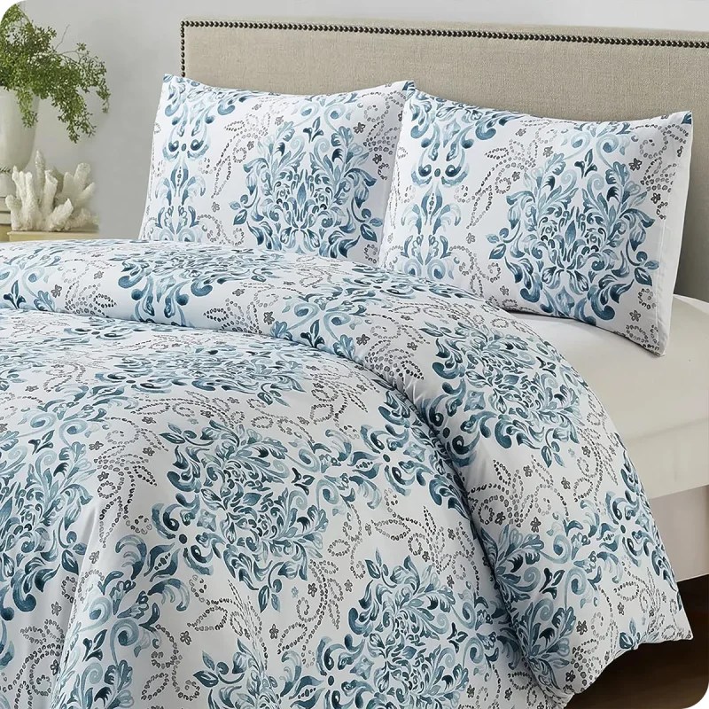 Jacobean Boho Microfiber Duvet Covers side view