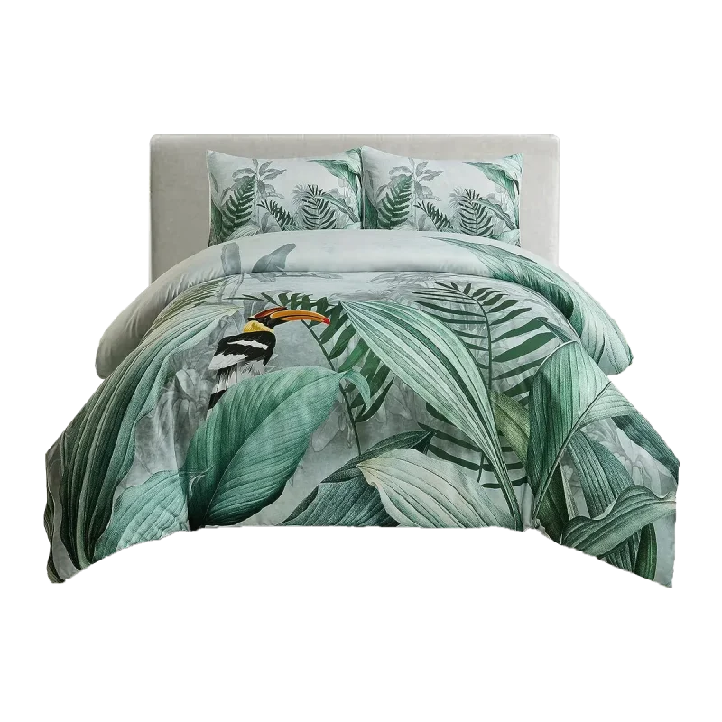 Tropical Tropical Rainforest Duvet Cover Set