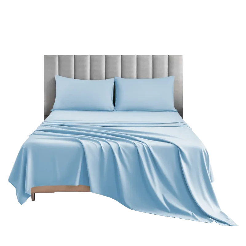 Light Blue Bamboo Sheets