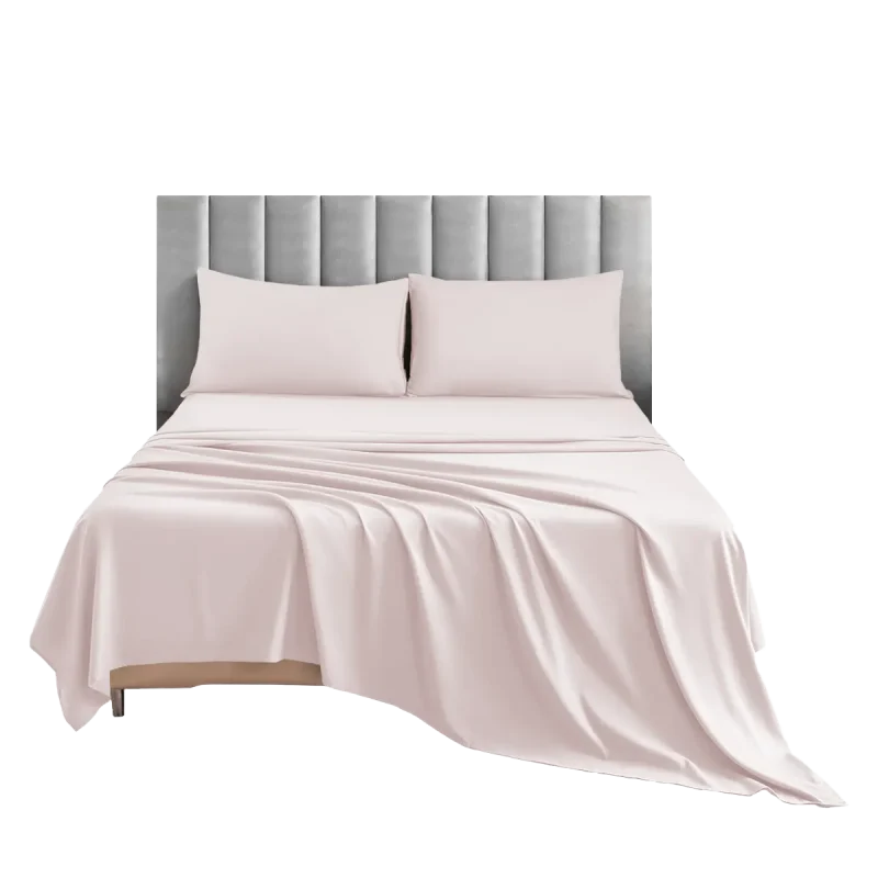 pink bamboo sheets