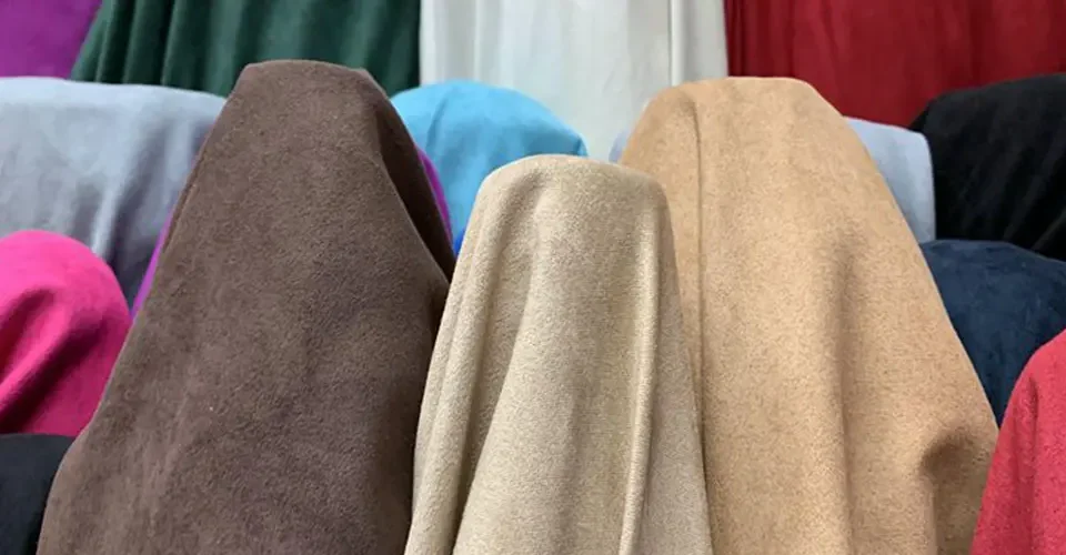 Polyester Faux Suede